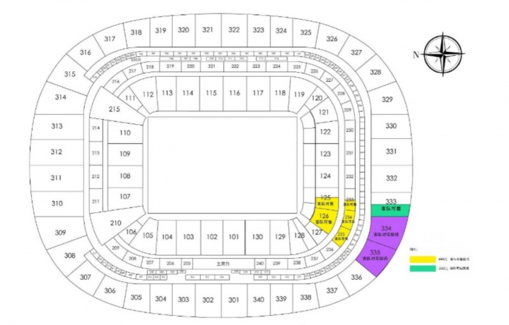京沪大战工体开放座位数突破80%警戒线，客队区域全开近3000张票